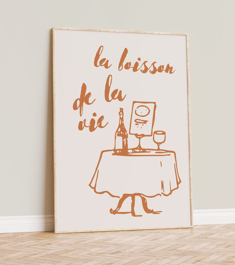 La Boisson Wine Print