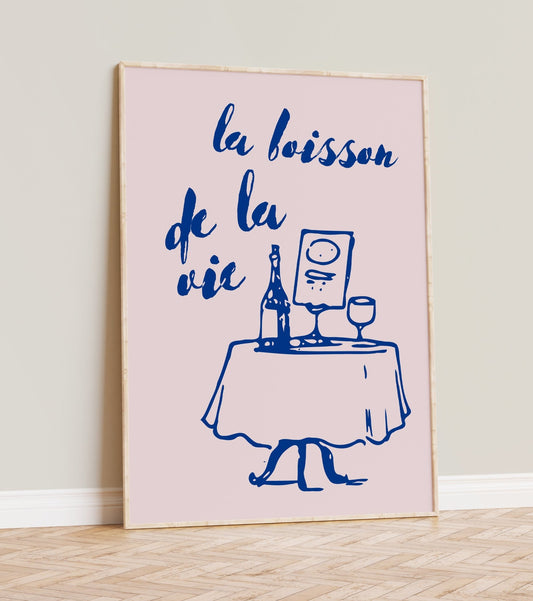 La Boisson Wine Print