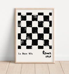 La Dolce Vita Monochrome Print