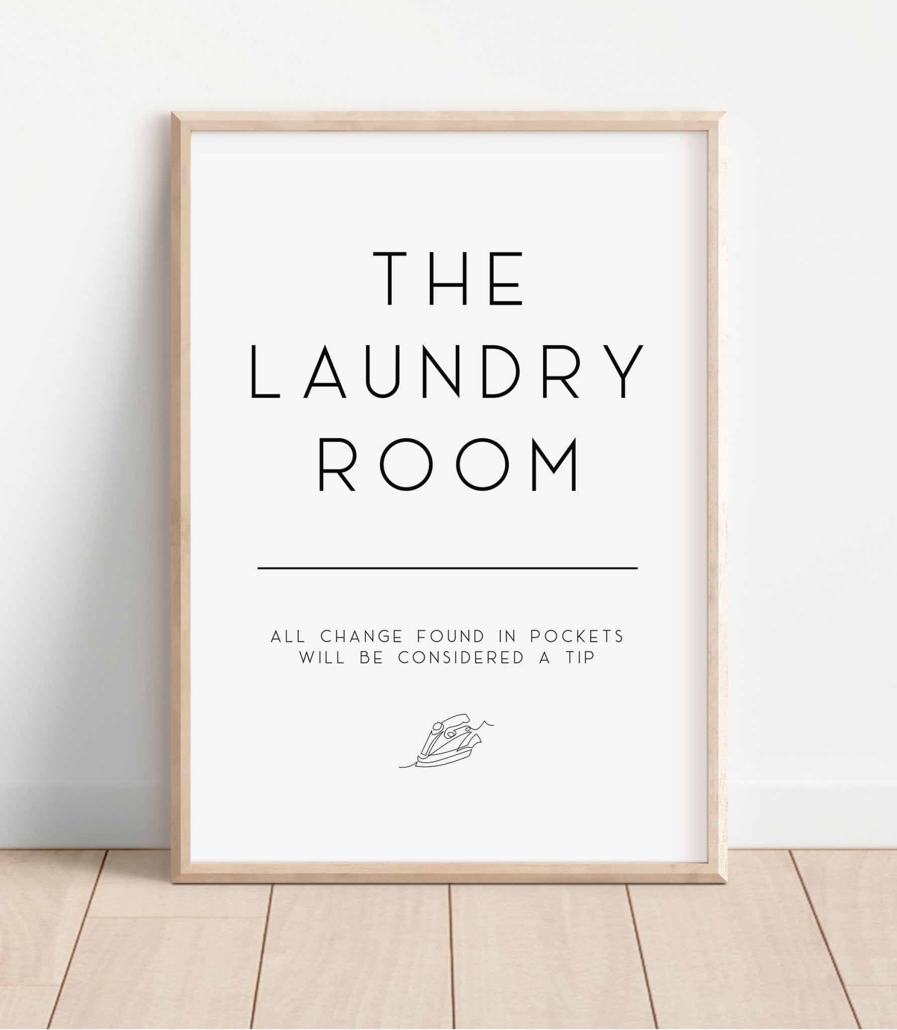 Laundry Room Print Quote | Unique Wall Art from Moonshine Prints