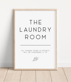 Laundry Room Print Quote