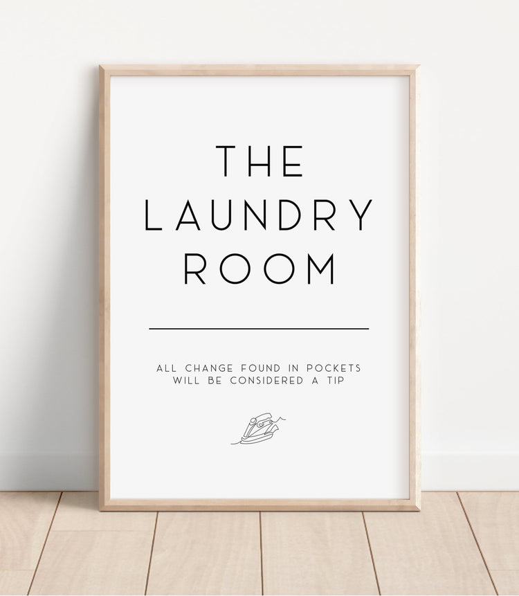 Laundry Room Print Quote