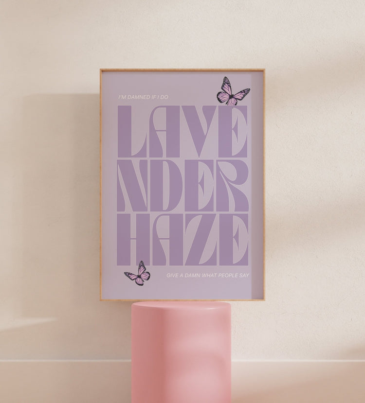 Lavender Haze Taylor Swift Print