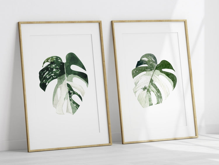 Leaf Print Set of 2 Prints