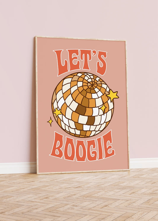 Let's Boogie Disco Print