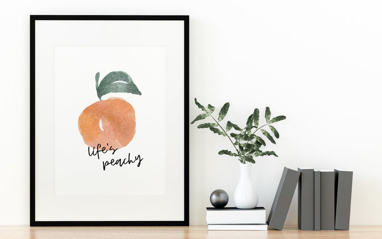 Life's Peachy Print