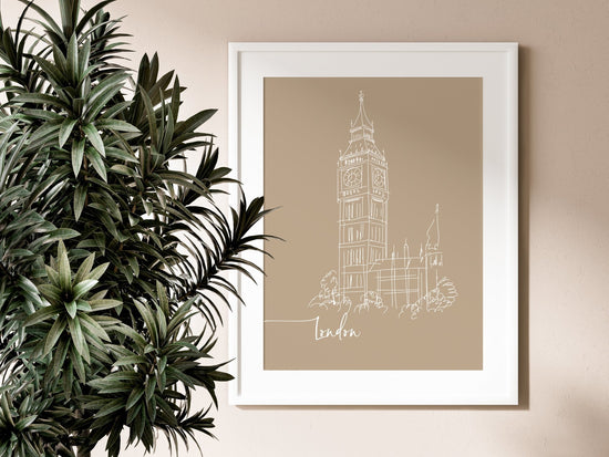 London Big Ben Illustration