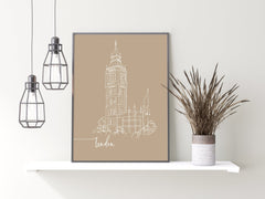 London Big Ben Illustration