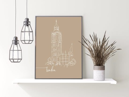 London Big Ben Illustration