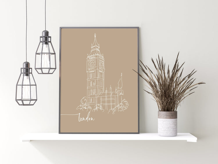 London Big Ben Illustration