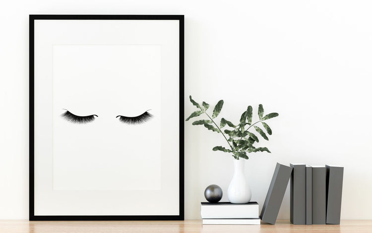 Long Eyelashes Print