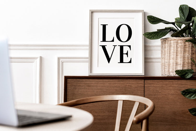 Love Typography Print