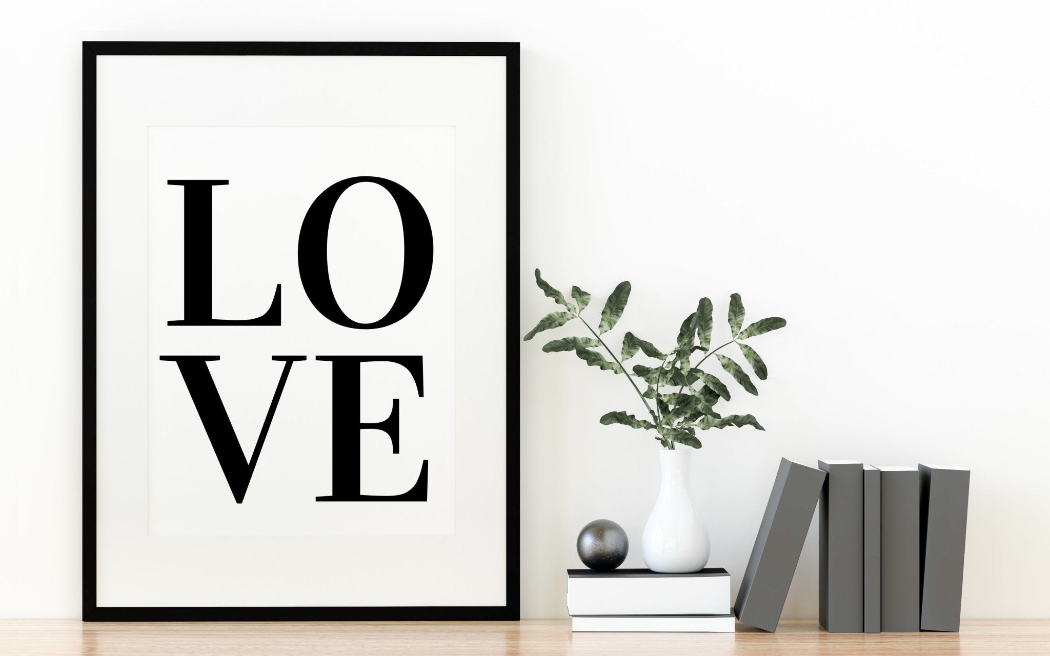 Love Typography Print
