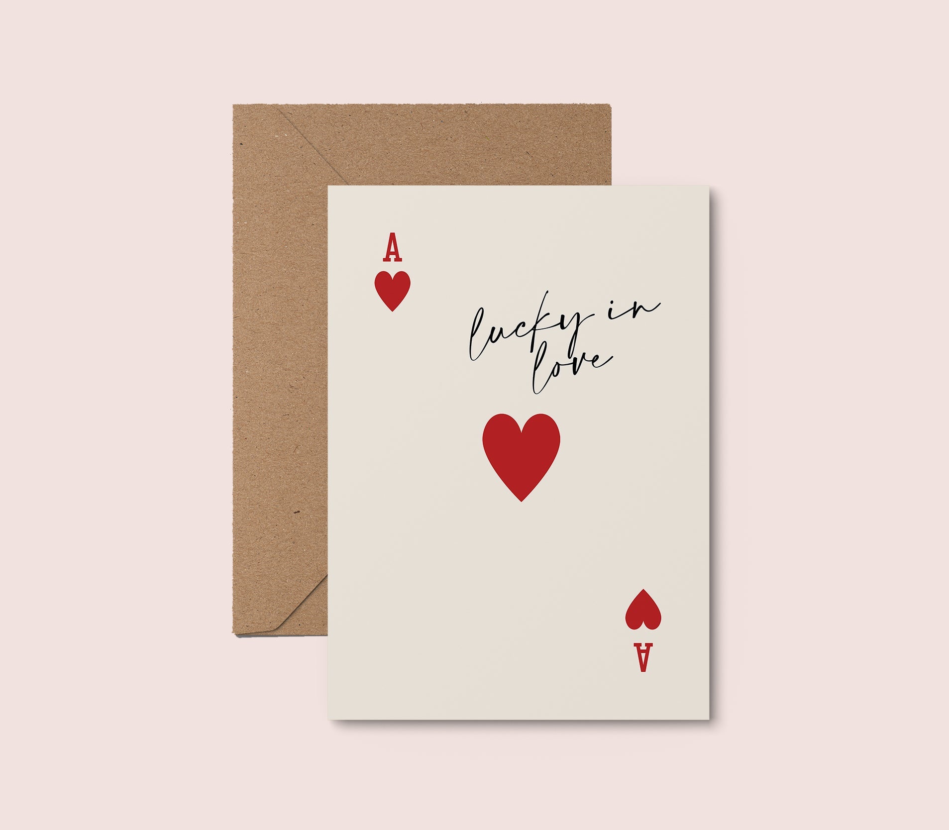Lucky In Love Newlyweds Card