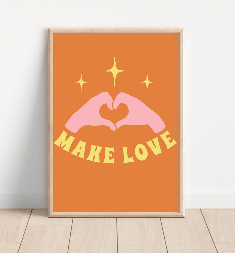 Make Love Wall Art