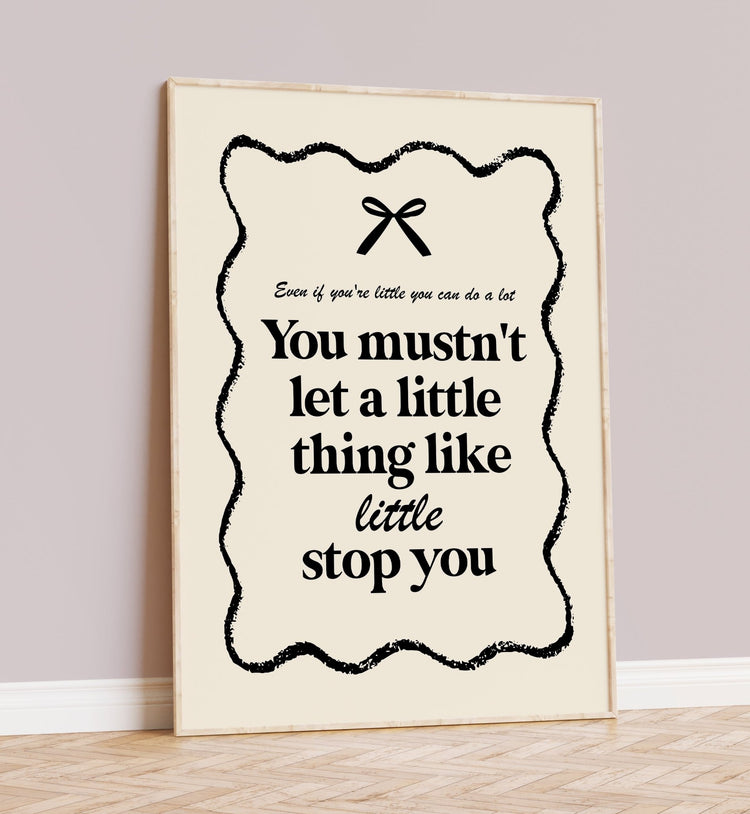 Matilda Lyrics Print