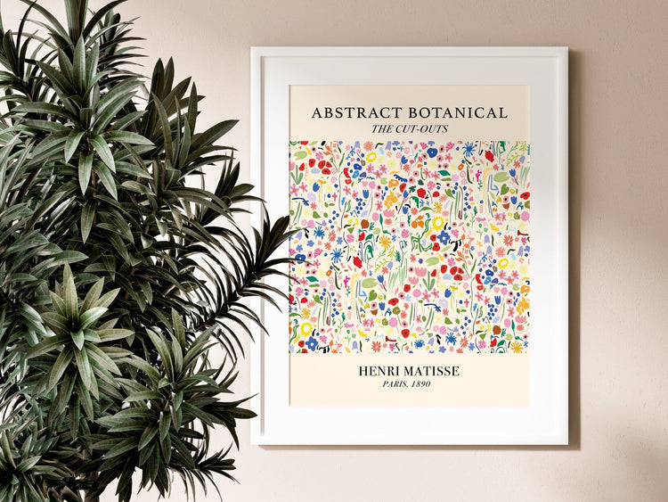 Matisse Abstract Botanic Modern Wall Print