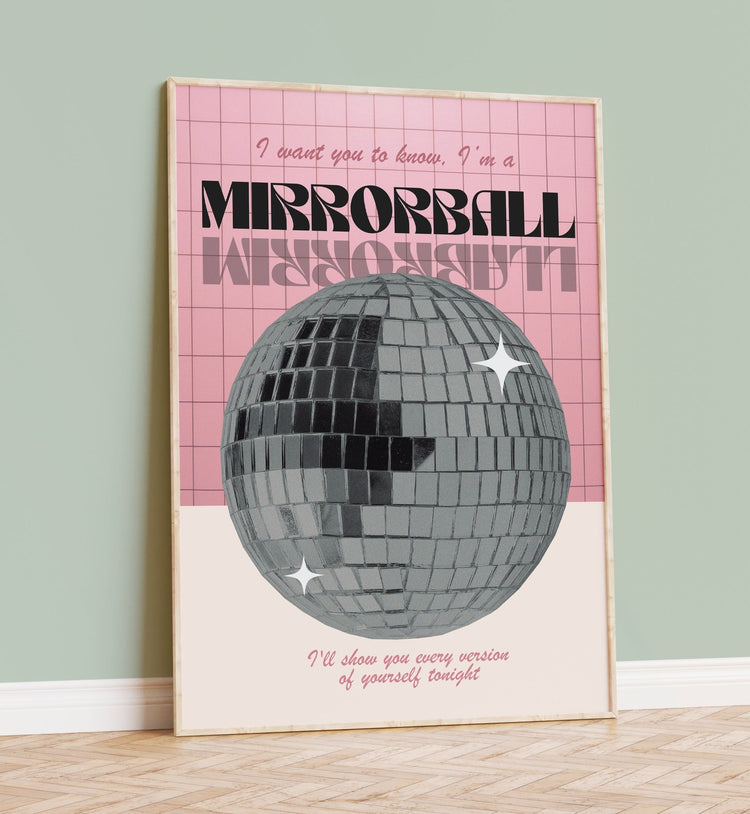 Mirrorball Taylor Swift Print