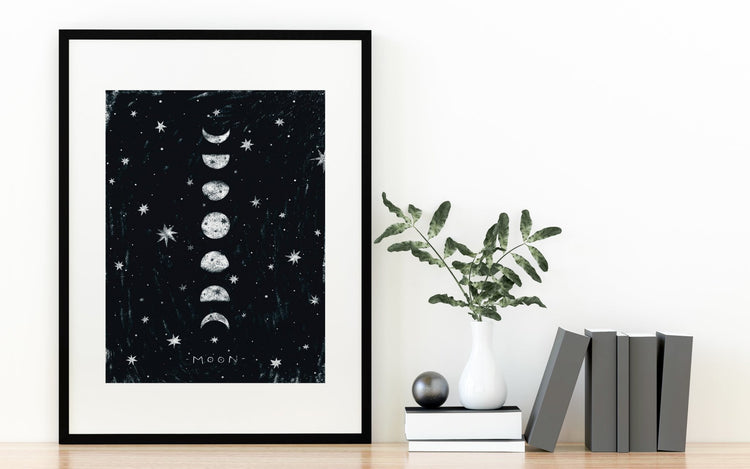 Moon Phases Wall Art