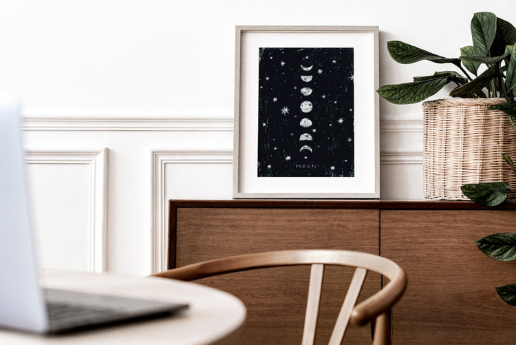 Moon Phases Wall Art