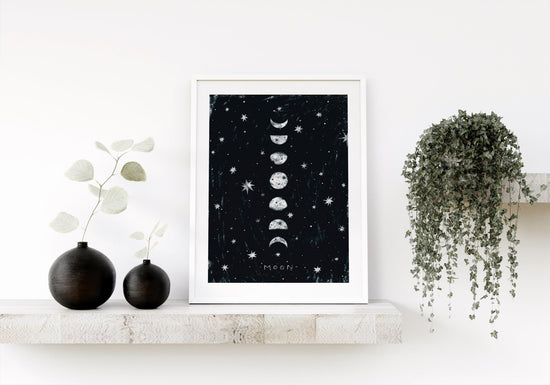 Moon Phases Wall Art