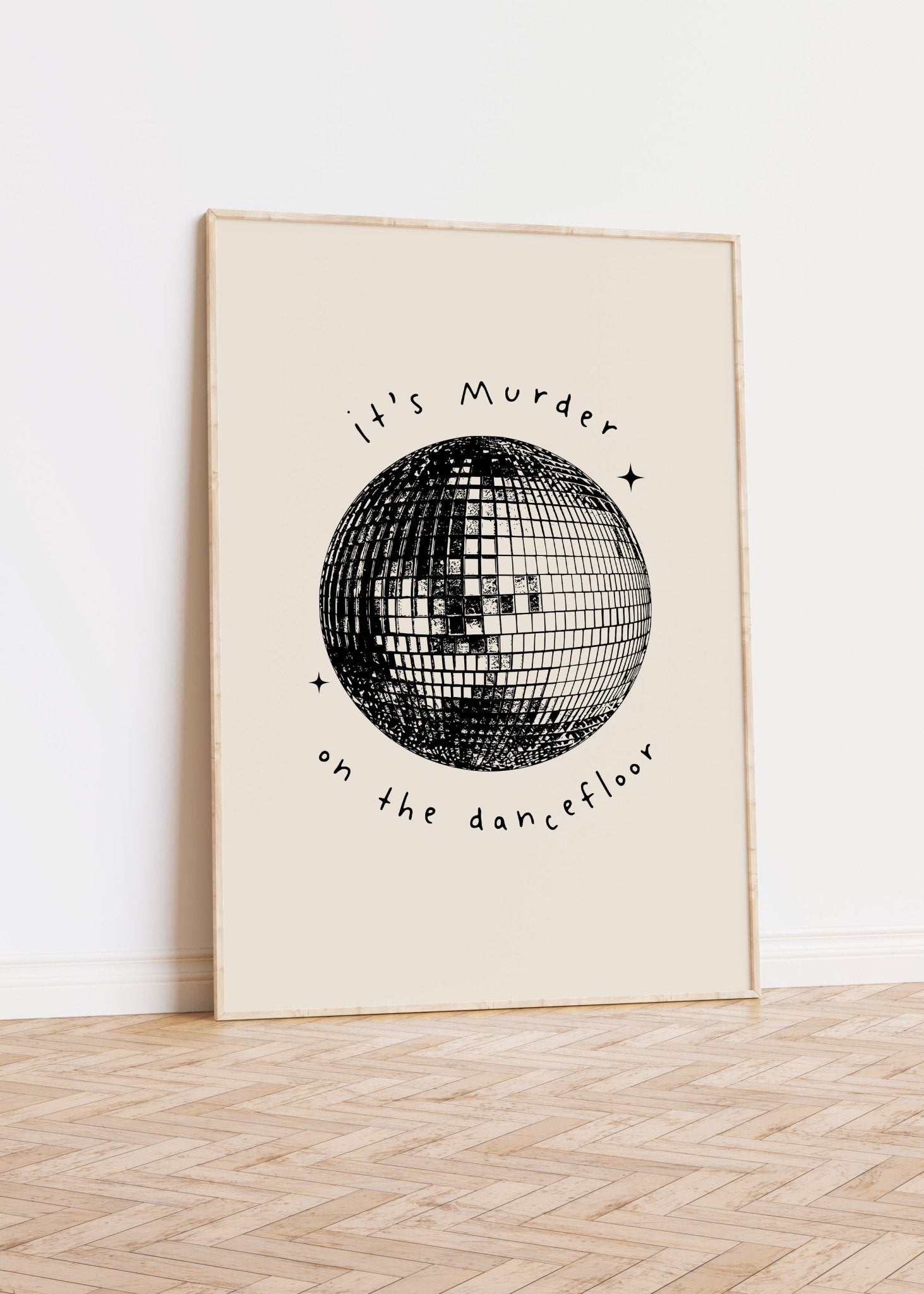 MURDER ON THE DANCEFLOOR ポスターフレーム付き30×40 MURDER ON THE DANCEFLOOR ポスターフレーム付き30×40