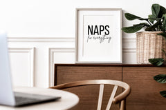 Naps Fix Everything Print