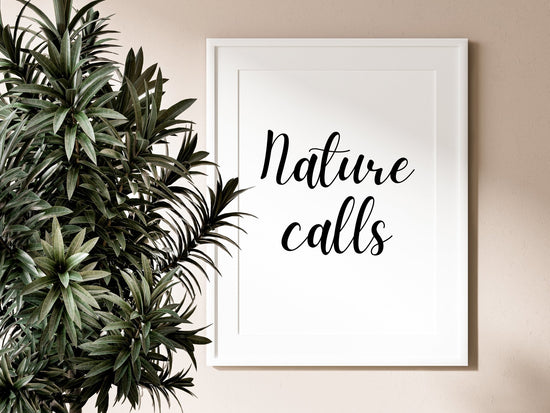 Nature Calls Quirky Bathroom Décor 