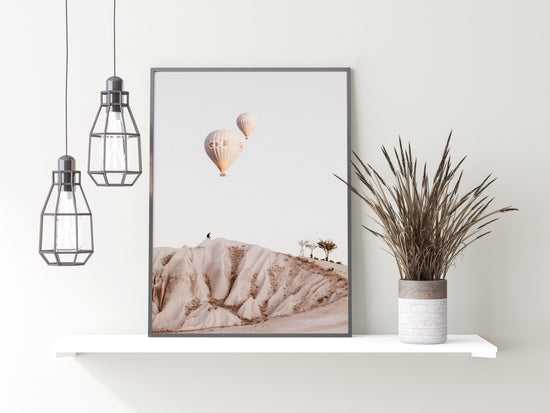 Neutral Air Balloons Print