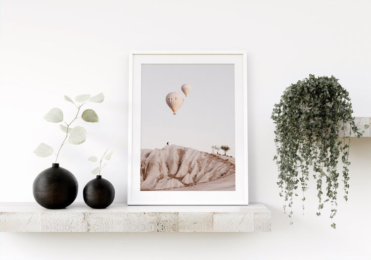 Neutral Air Balloons Print