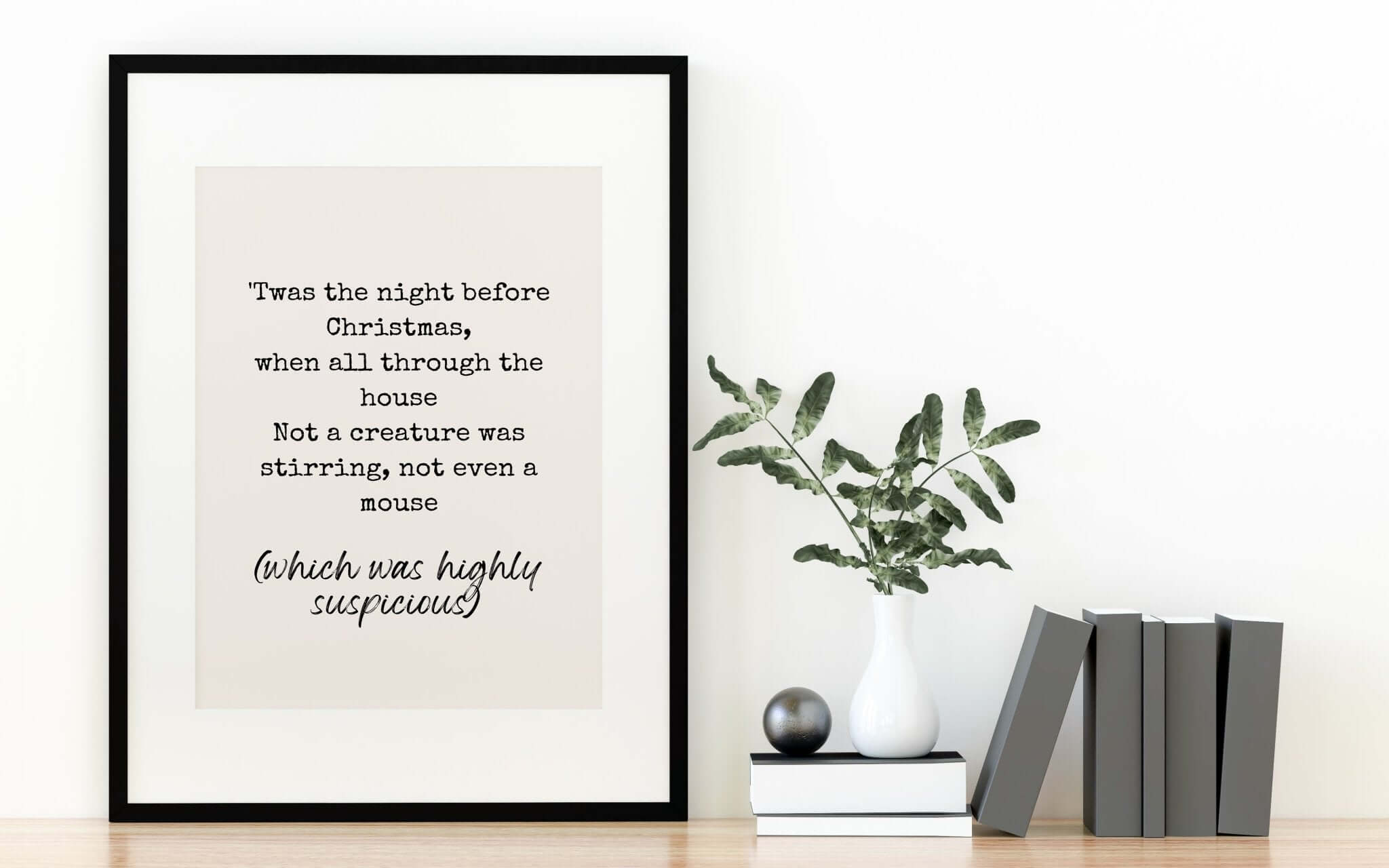 'Night Before Christmas' Print