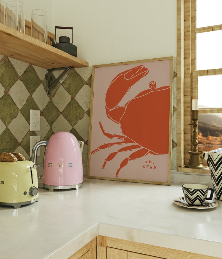 Oh, Crab Kitchen Print