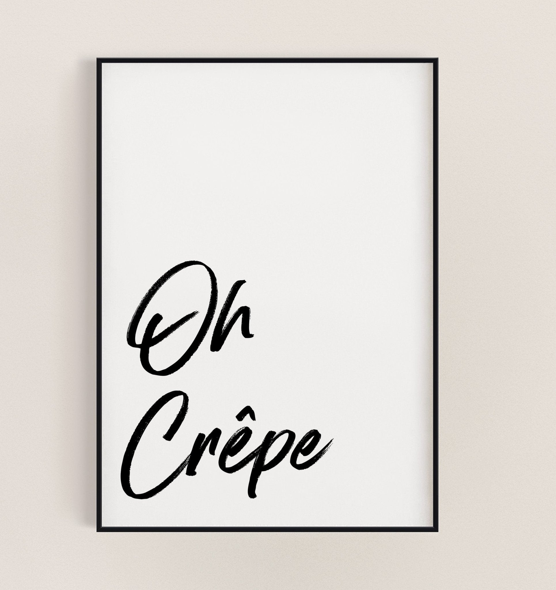 Oh Crêpe Kitchen Print