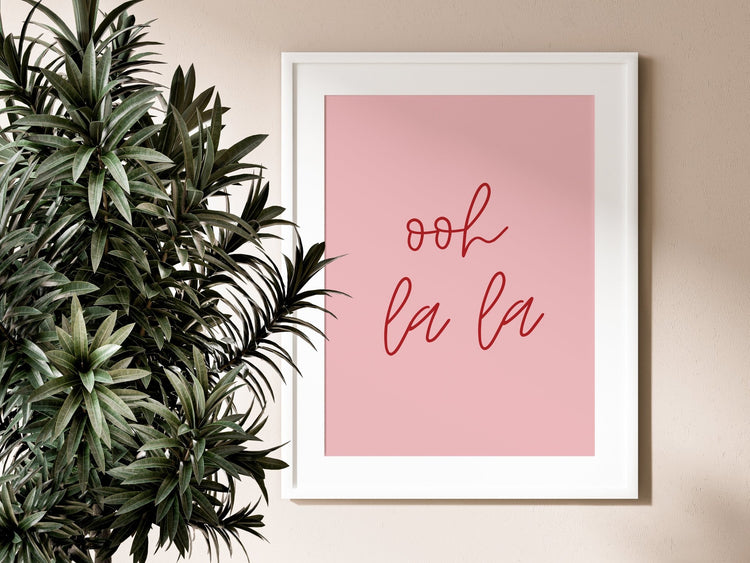 Ooh La La Print (Pink)