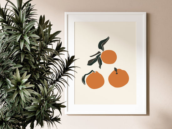 Oranges Contemporary Art Print