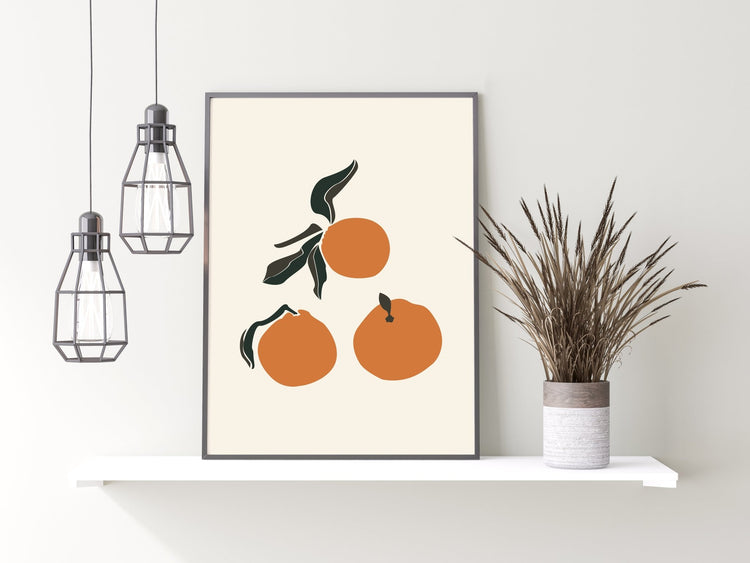 Oranges Contemporary Art Print