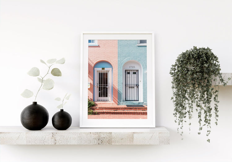 Pastel Houses Print