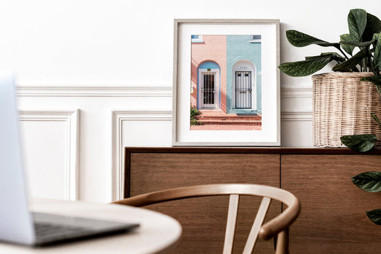 Pastel Houses Print