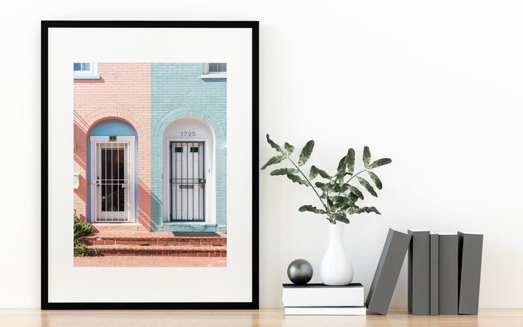 Pastel Houses Print