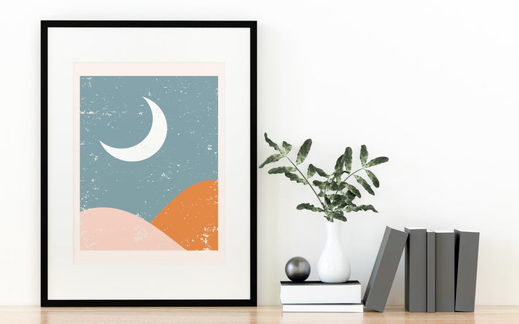 Pastel Night Print