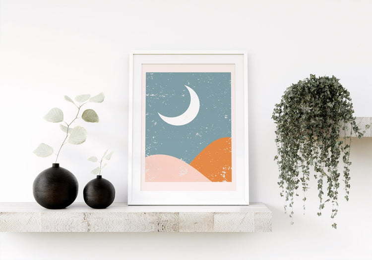 Pastel Night Print