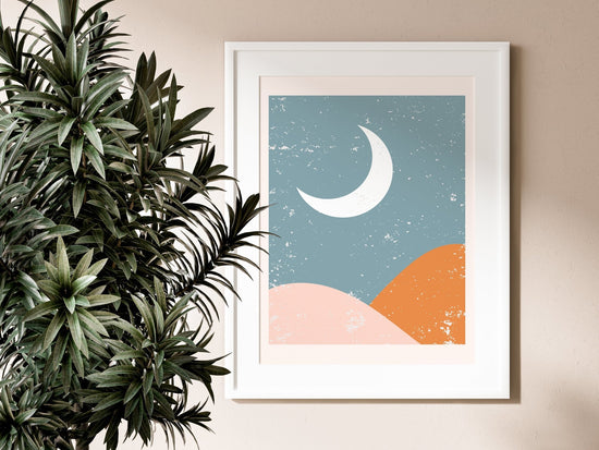 Pastel Night Print