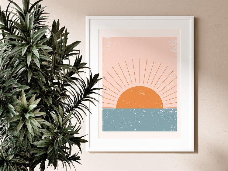 Pastel Sunrise Print