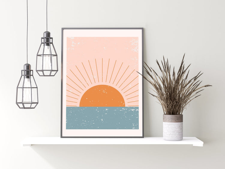 Pastel Sunrise Print