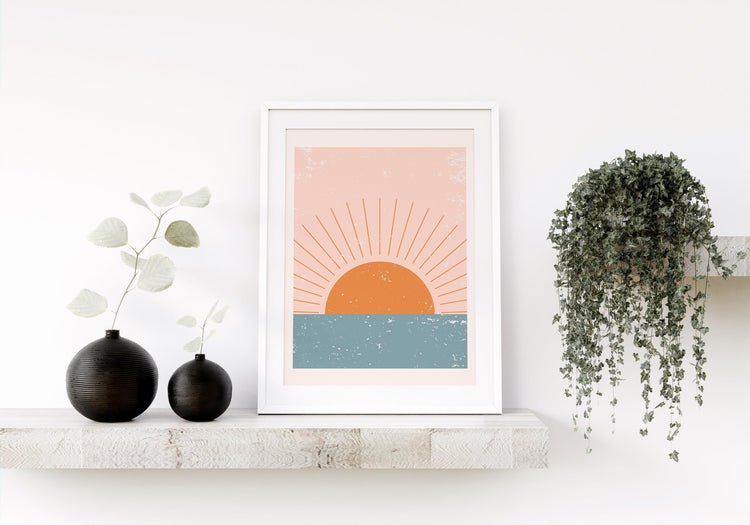 Pastel Sunrise Print