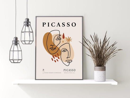 Picasso Face Print (#23)