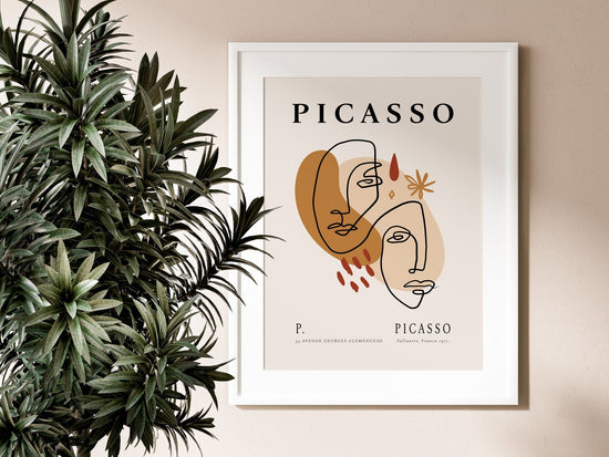 Picasso Face Print (#23)