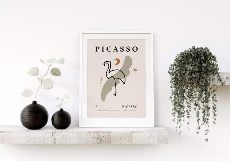 Picasso Flamingo Print (#19)