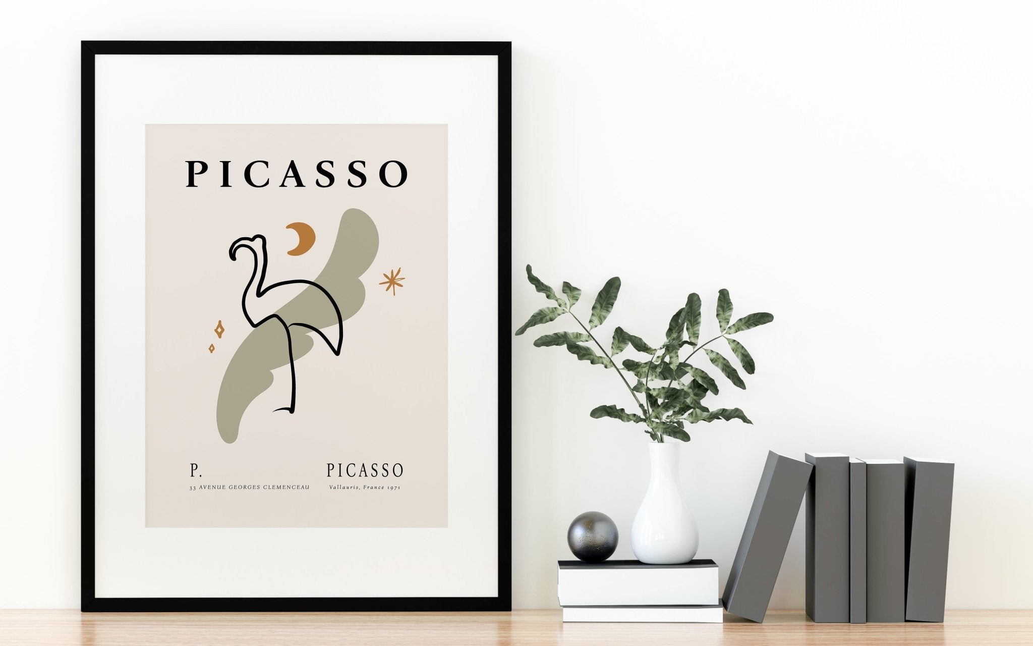 Picasso Flamingo Print (#19)