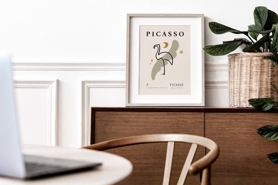 Picasso Flamingo Print (#19)